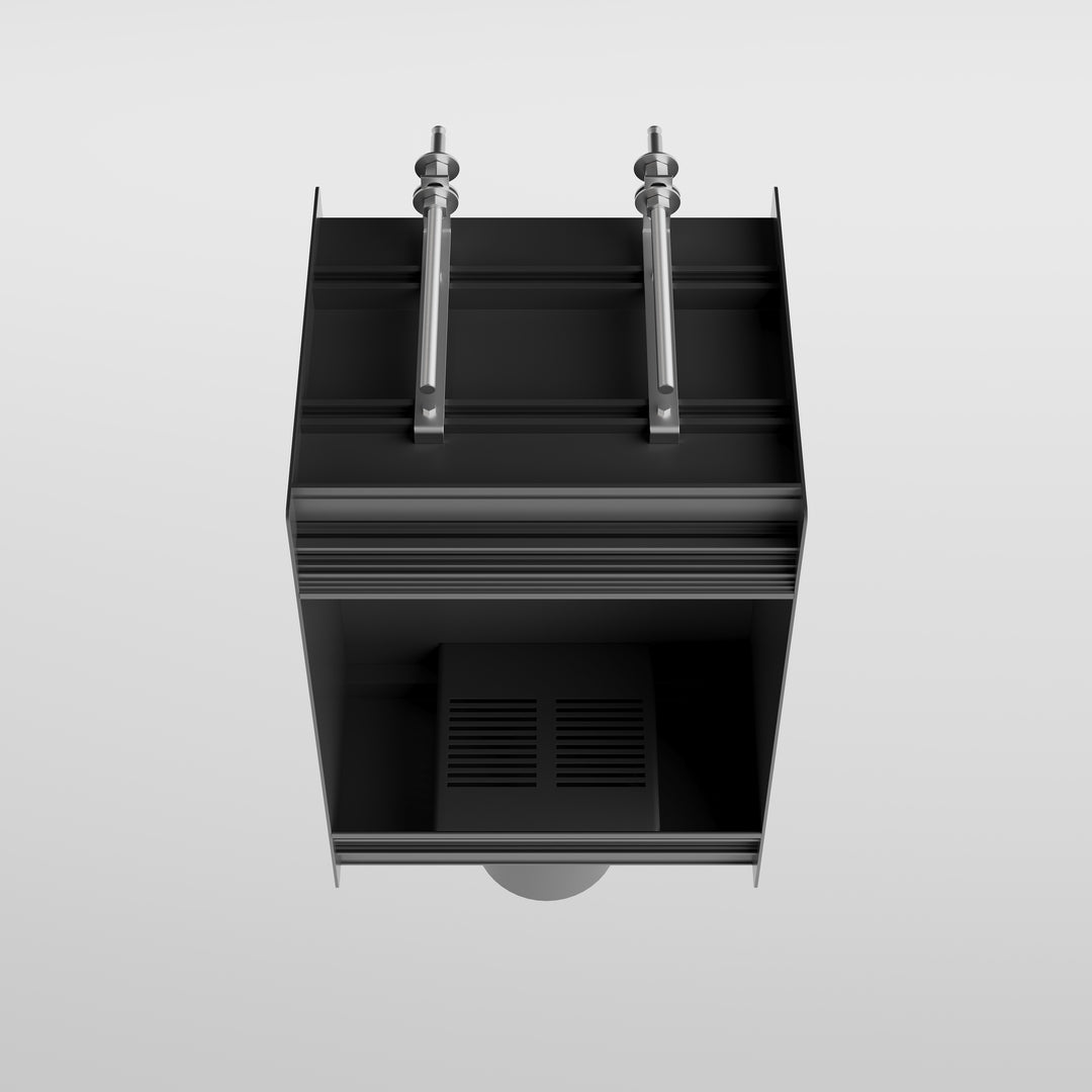 Binario Hybrid-Electronic Digital Control - 61031 Bathroom Accessories GESSI Matte Black  