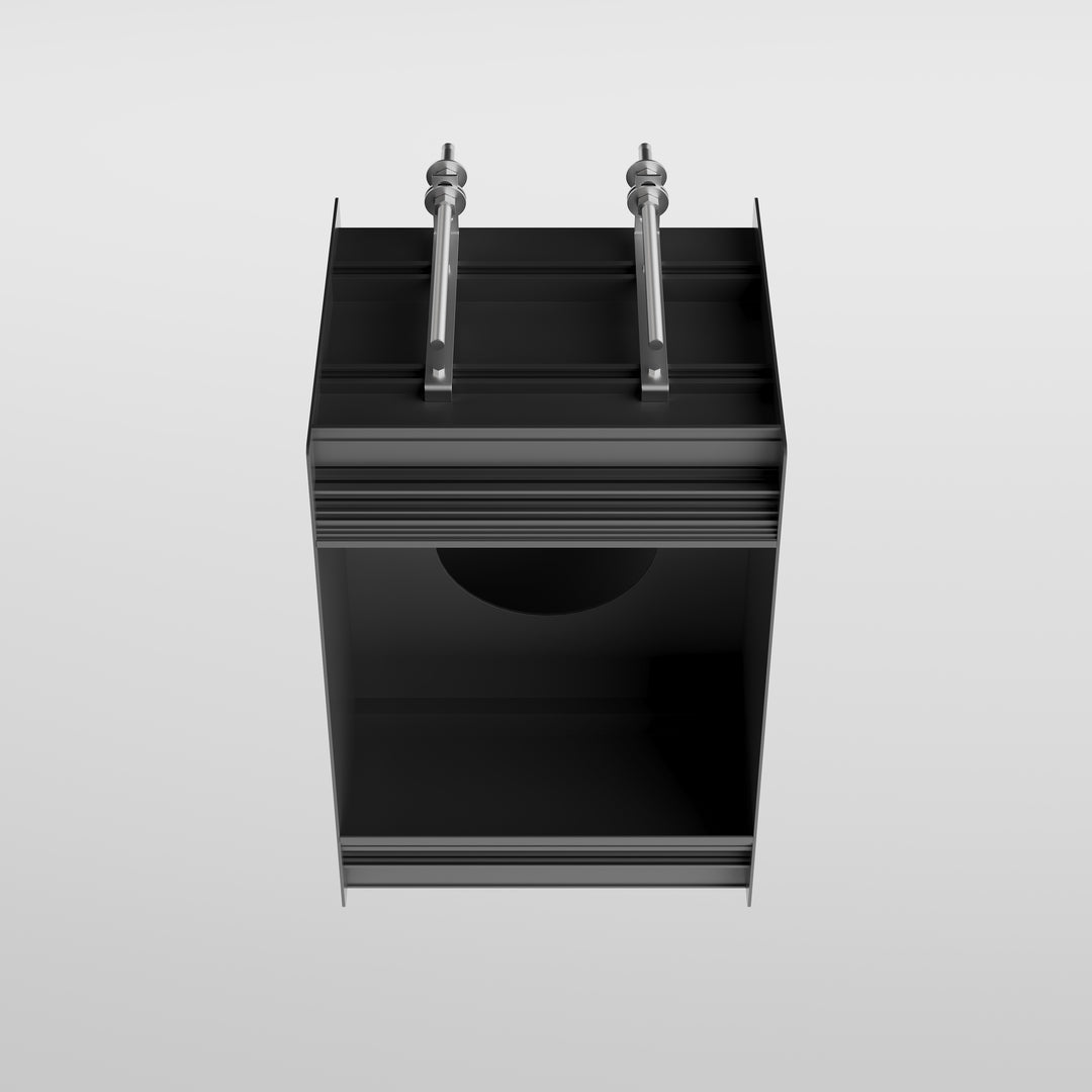 Binario Hybrid-Electronic Digital Control - 61121 Bathroom Accessories GESSI Matte Black  