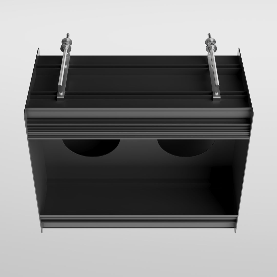 Binario Hybrid-Electronic Digital Control - 61123 Bathroom Accessories GESSI Matte Black  