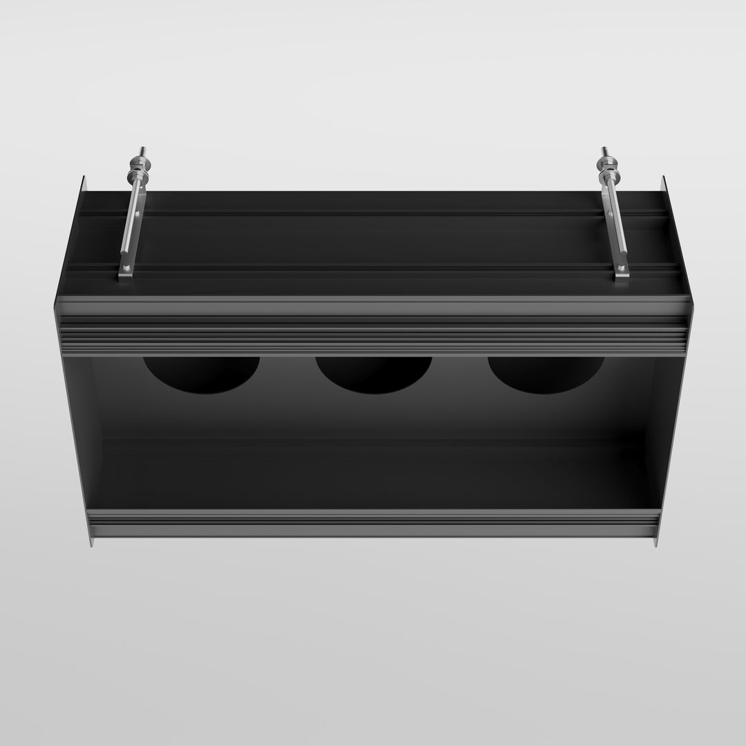 Binario Hybrid-Electronic Digital Control - 61125 Bathroom Accessories GESSI Matte Black  