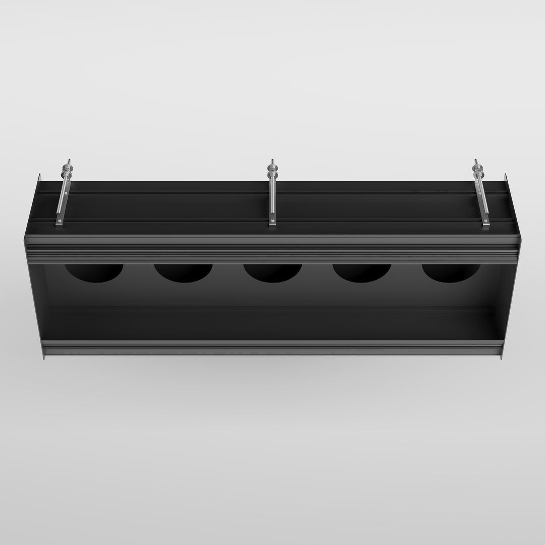 Binario Hybrid-Electronic Digital Control - 61129 Bathroom Accessories GESSI Matte Black  