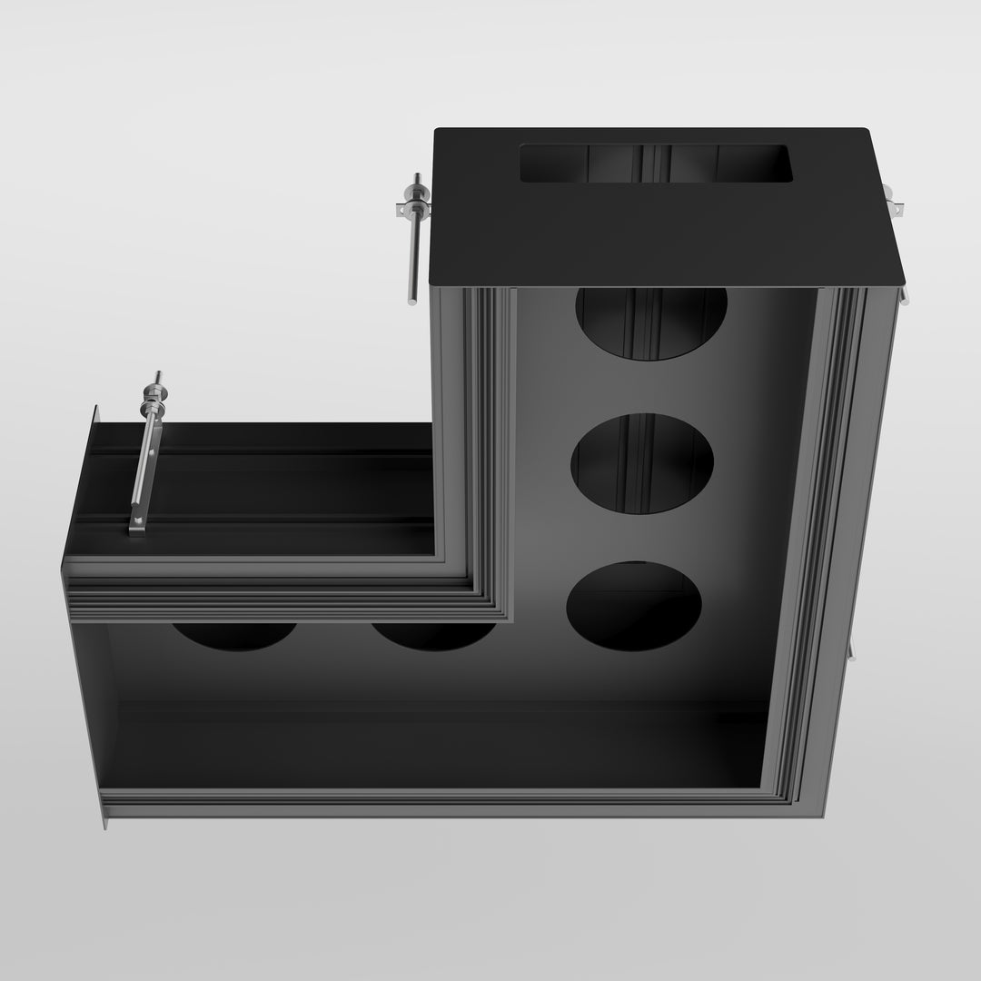 Binario Hybrid-Electronic Digital Control - 61151 Bathroom Accessories GESSI Matte Black  