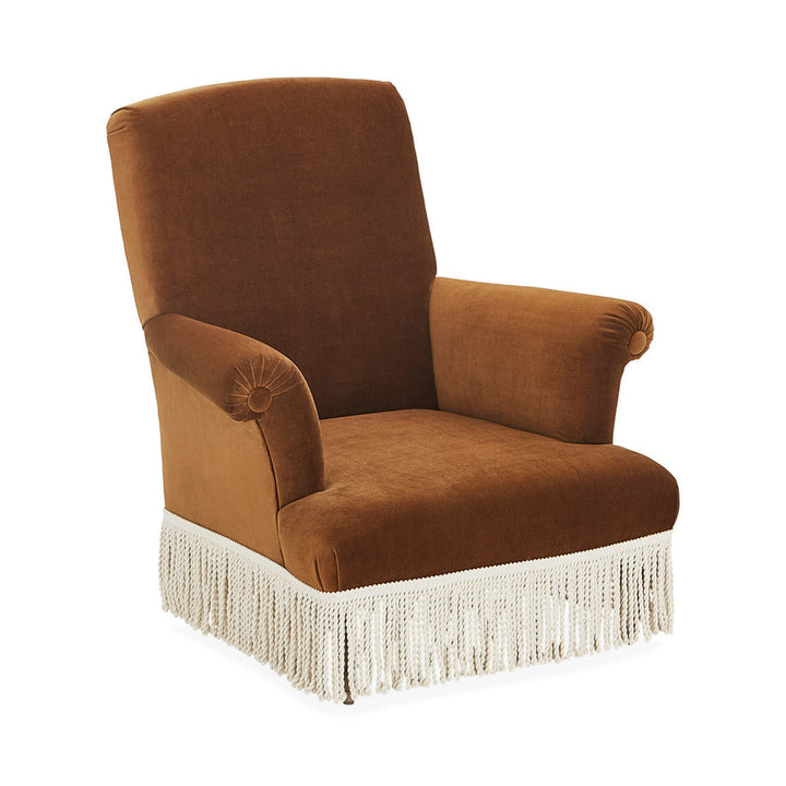 Bonaparte Chair Jonathan Adler Venice Cognac Fog