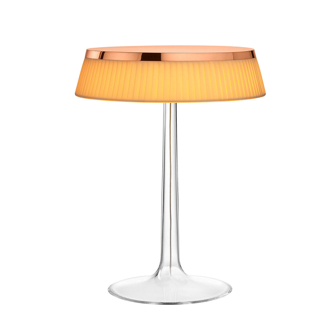 Bon Jour Table Lamp Table Lamps FLOS Copper Plisse Cloth
