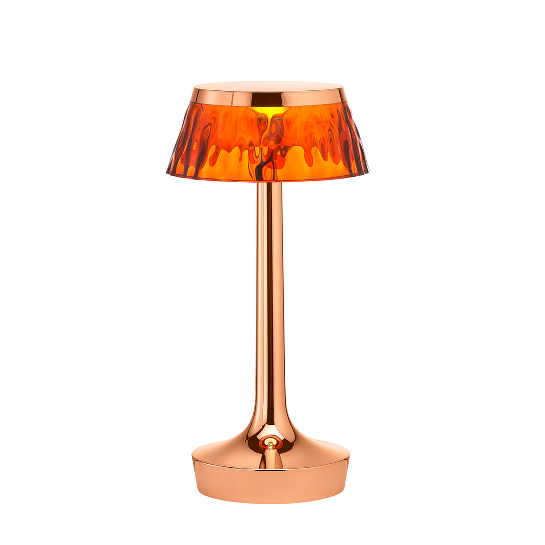 Bon Jour Unplugged Table Lamp Table Lamps FLOS Copper Amber