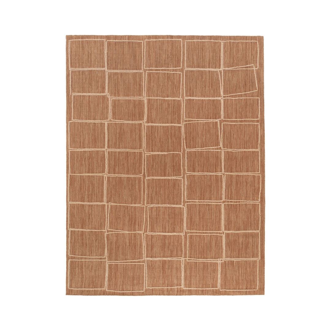 Tessera Offset Rug Rugs CC Tapis Brown Caramel / Medium: 7 ft 7 in x 9 ft 10 in