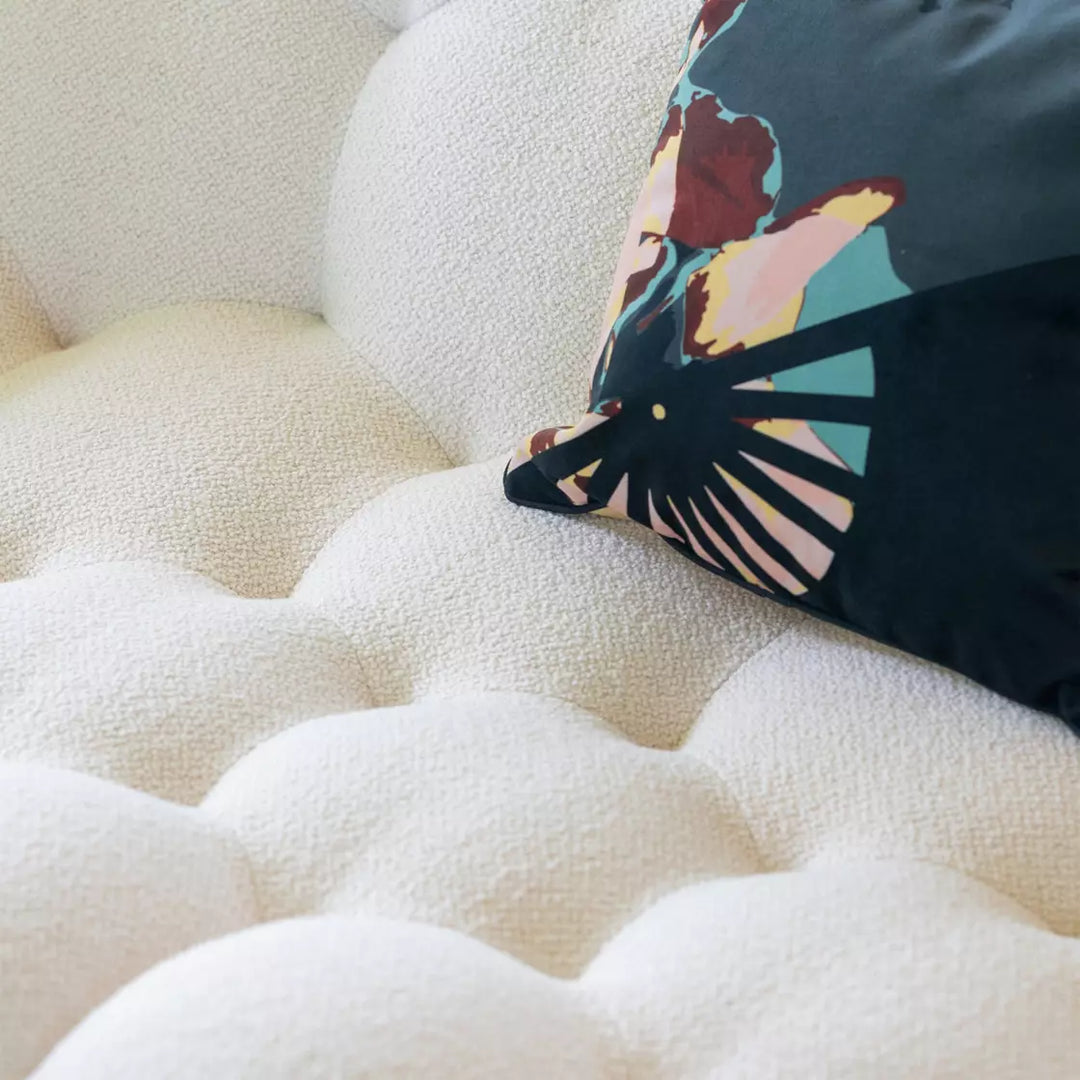 Bubble 2 Curved 3-4 Seat Sofa Orsetto Ivory Sofas Roche Bobois