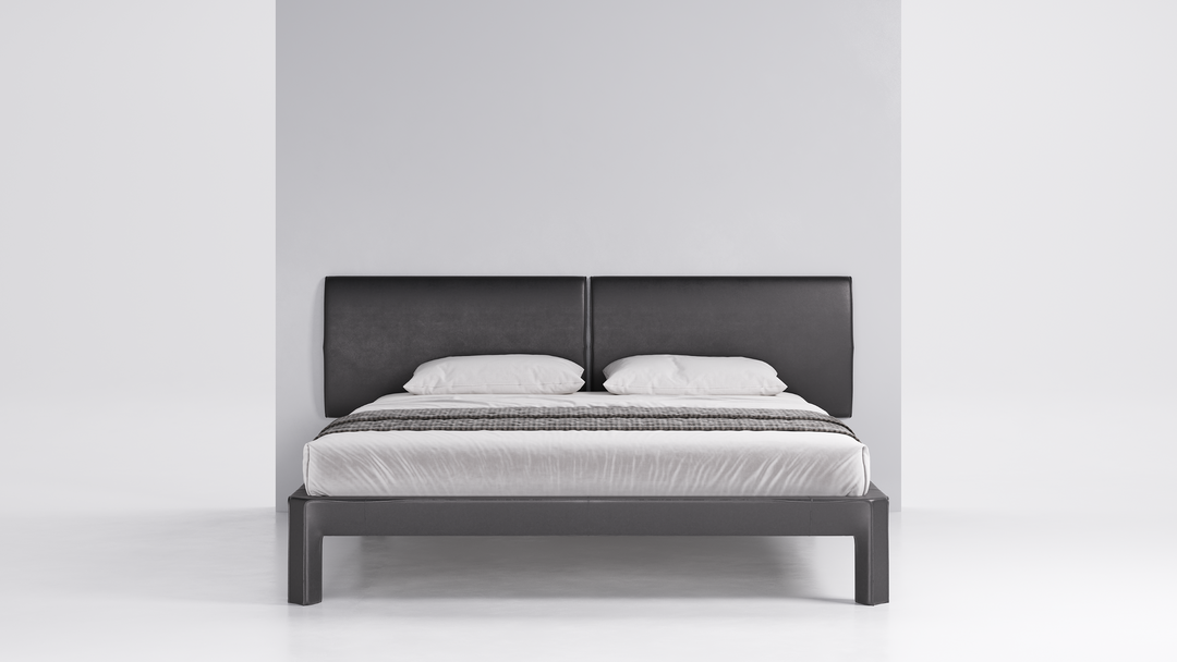 ◆RIETI◆ FLAVIO RT 4042 C3 LIGHT GRAY FLAVIO CR 4042 C3 Cab Night Bed Queen – Italian Luxury Interiors