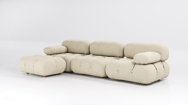 Camaleonda Sofa Sectional Natural Velvet Sofas B&B Italia