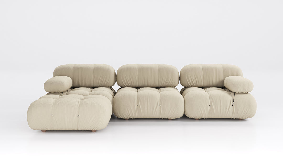 Camaleonda Sofa Sectional Natural Velvet Sofas B&B Italia