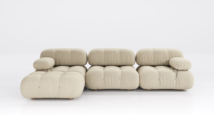 Camaleonda Sofa Sectional Natural Velvet Sofas B&B Italia