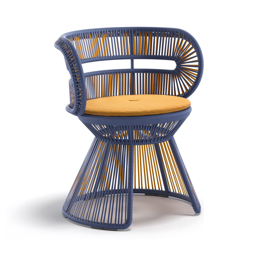 CIRQL NU Armchair with Central Base Chairs Dedon 212 Invert Sunrise / 450 Kvadrat Patio
