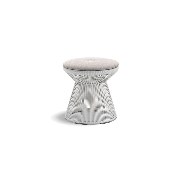CIRQL NU Footstool Outdoor Ottomans Dedon 218 Invert Twilight / 478 Natura Ash