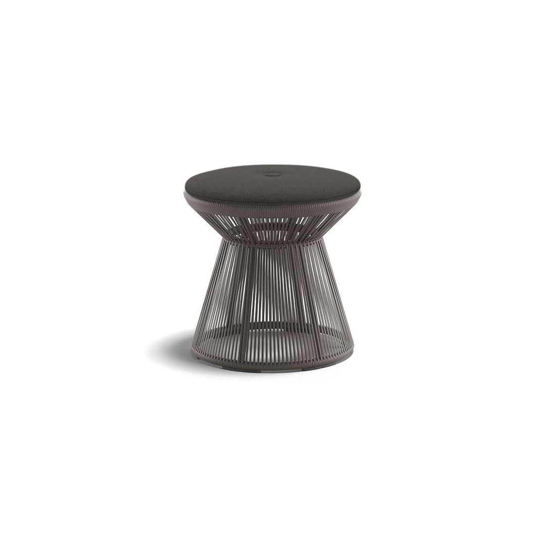 CIRQL NU Footstool Outdoor Ottomans Dedon 219 Invert Nightfall / 474 Natura Dark Gray
