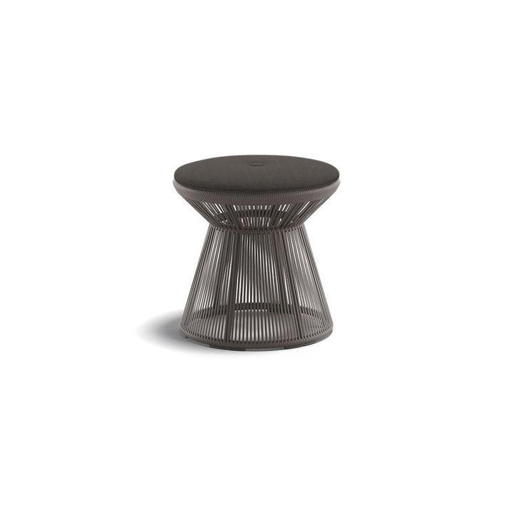 CIRQL NU Footstool Outdoor Ottomans Dedon 219 Invert Nightfall / 474 Natura Dark Gray
