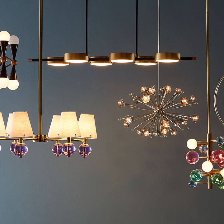 Industry Six-Light Chandelier Jonathan Adler