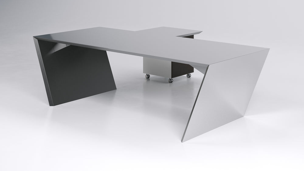 Vega L-Shaped Office Desk Desks Cattelan Italia   