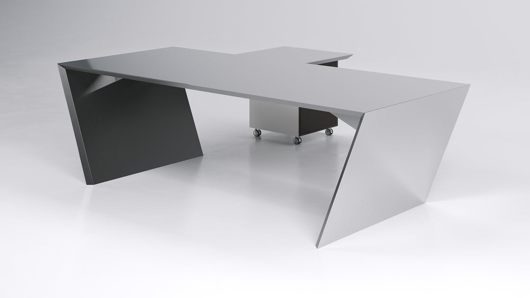 Vega L-Shaped Office Desk Desks Cattelan Italia   