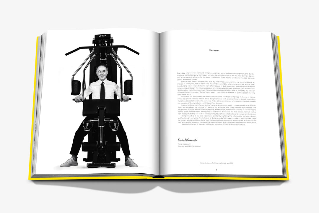 Technogym: The Art of Wellness Book Print Books Assouline