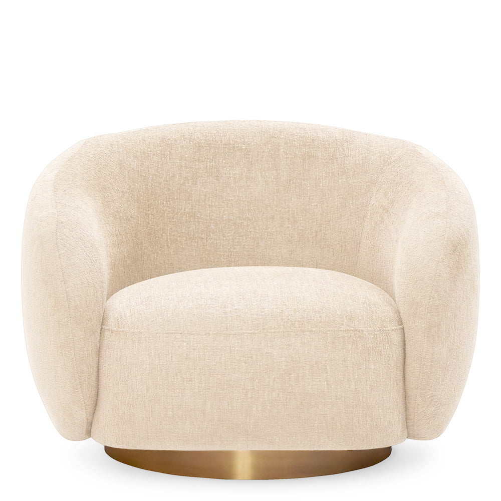 Swivel Chair Brice Stratfort Pearl Eichholtz