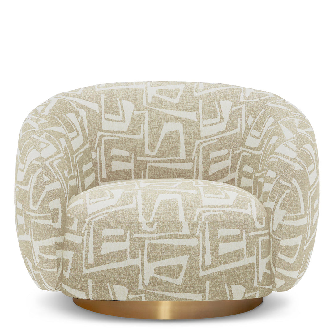 Swivel Chair Brice Davenport Light Grey Chairs Eichholtz