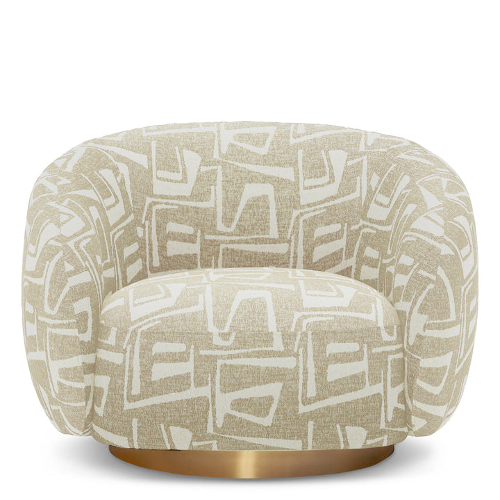 Swivel Chair Brice Davenport Light Grey Chairs Eichholtz