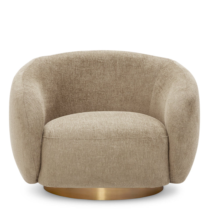 Swivel Chair Brice Hastings Beige Chairs Eichholtz