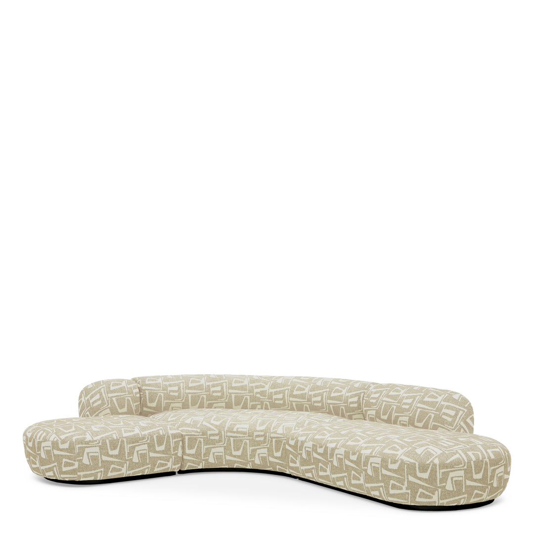 Sofa Björn L Davenport Light Grey Eichholtz