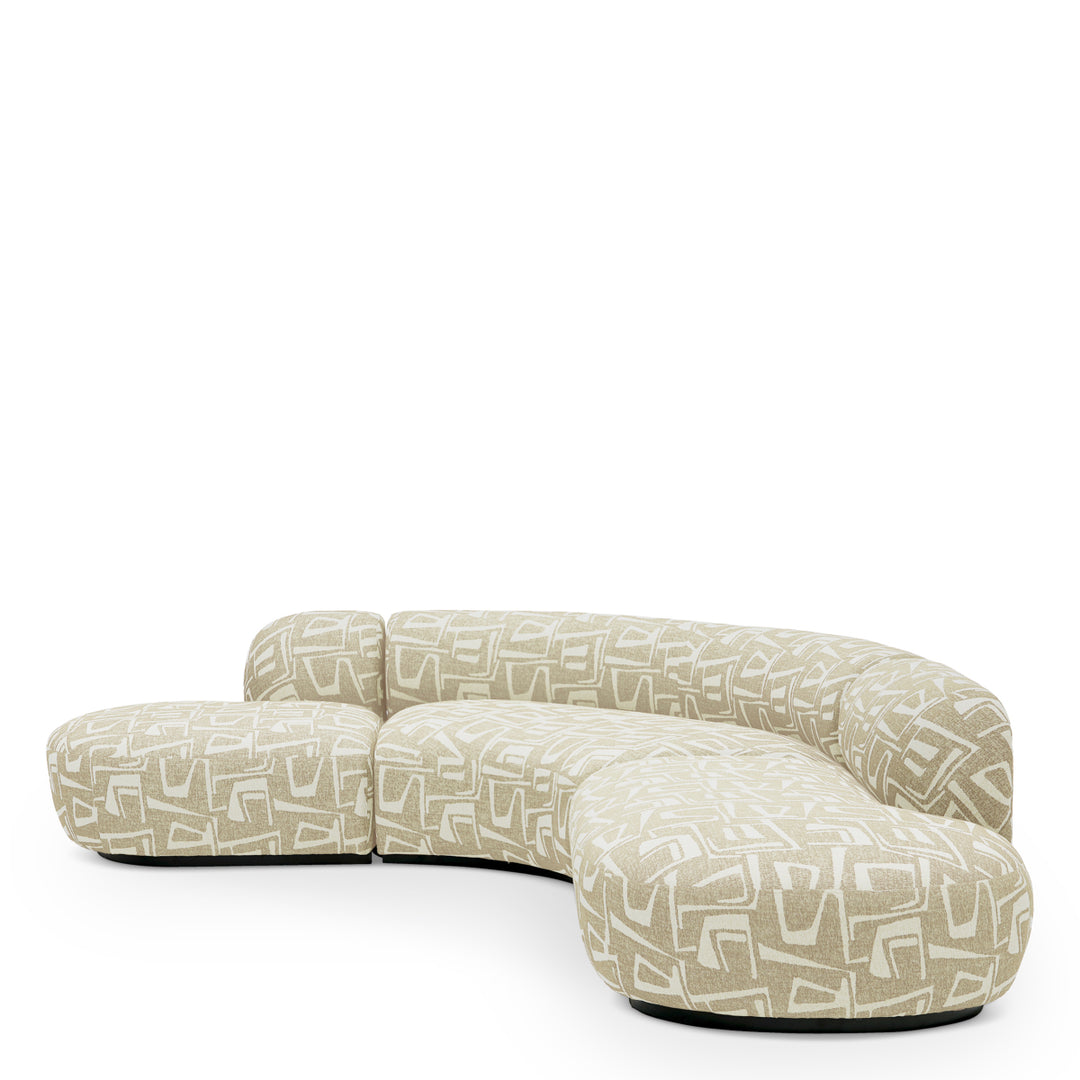 Sofa Björn L Davenport Light Grey Eichholtz