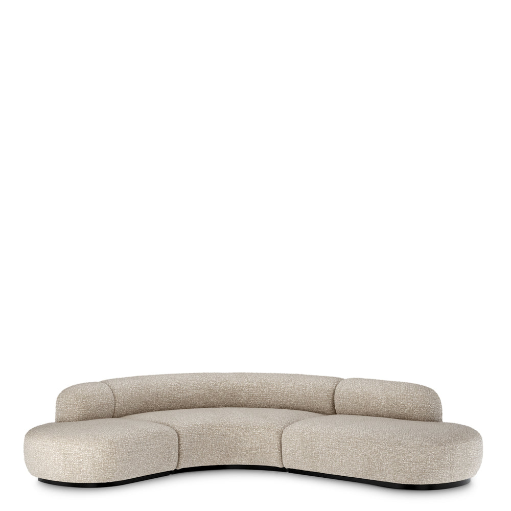 Sofa Björn L Montclair Silver Eichholtz