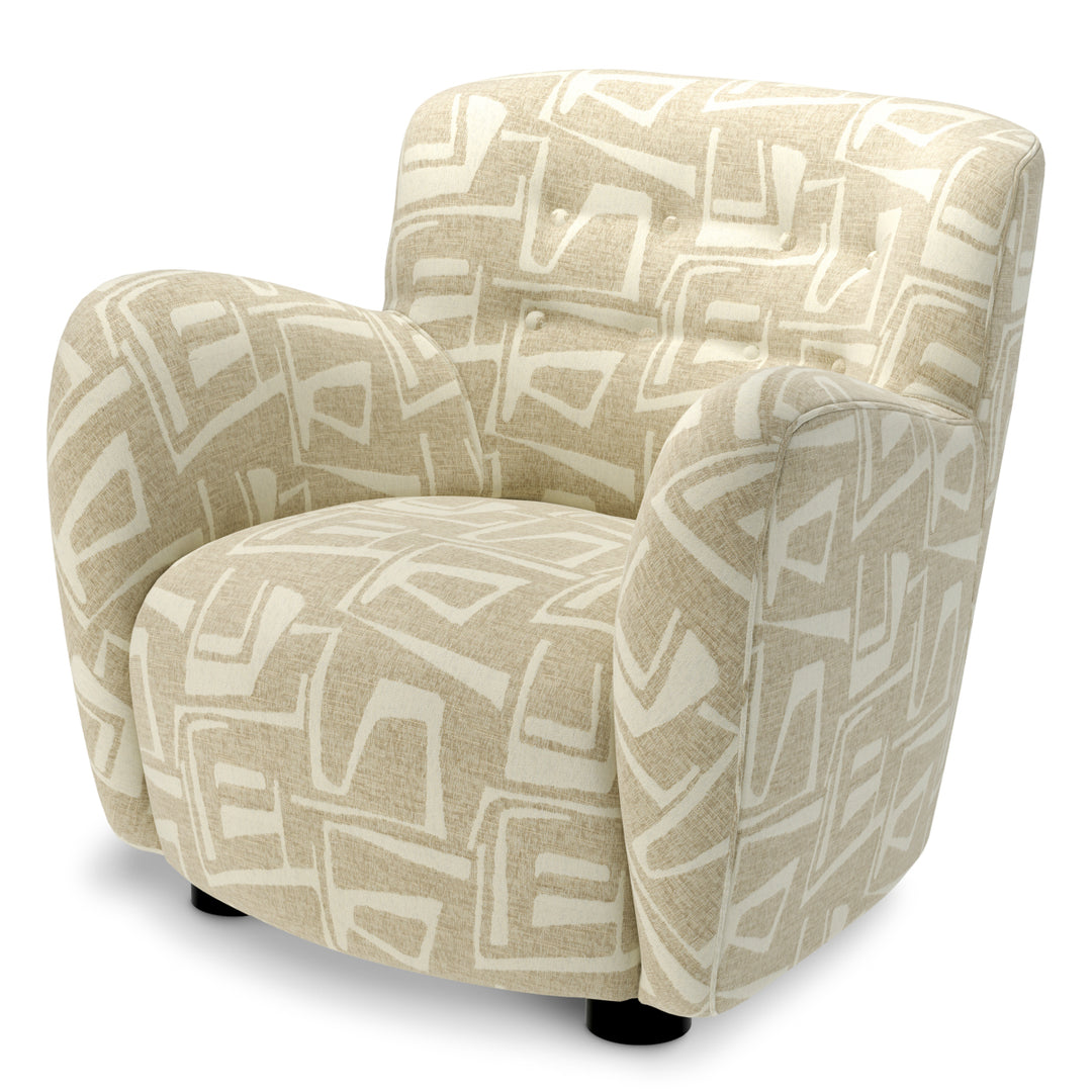 Chair Bixby Davenport Light Grey Eichholtz