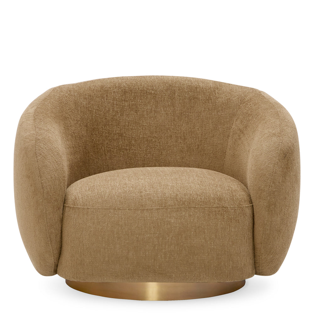 Swivel Chair Brice Stratfort Honey Eichholtz