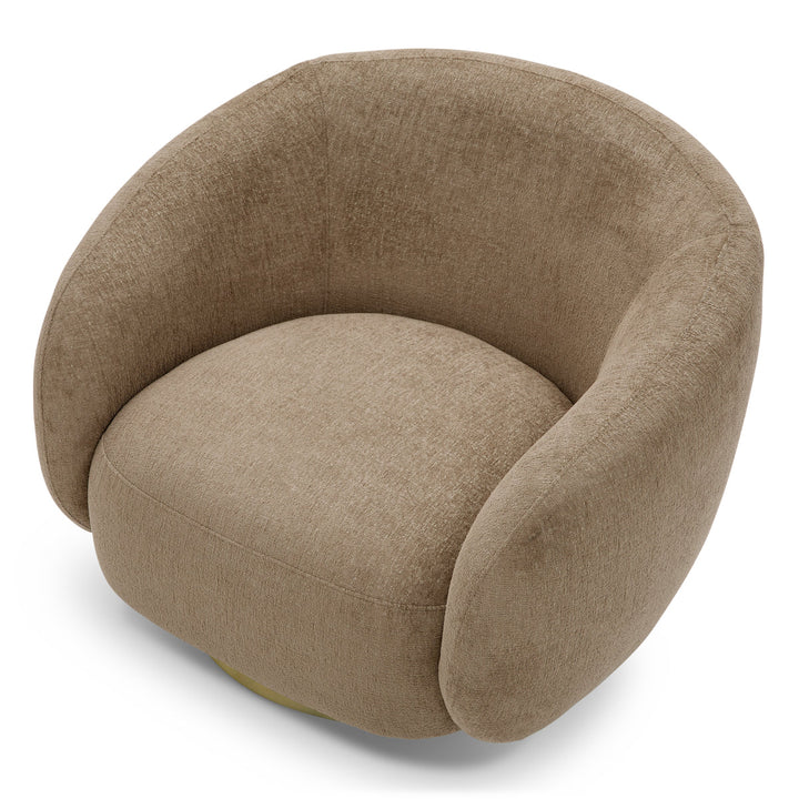 Swivel Chair Brice Stratfort Brown Chairs Eichholtz