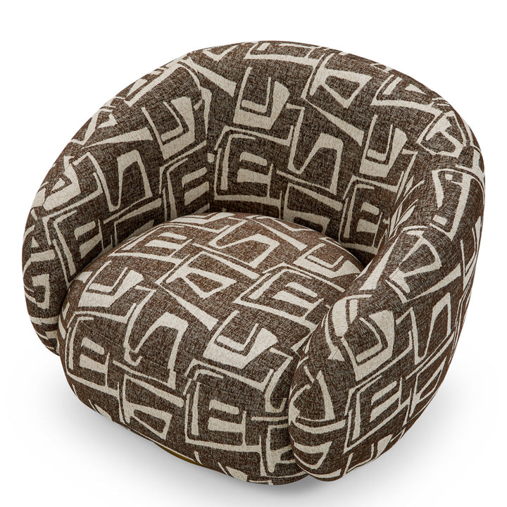 Swivel Chair Brice Davenport Dark Brown Chairs Eichholtz