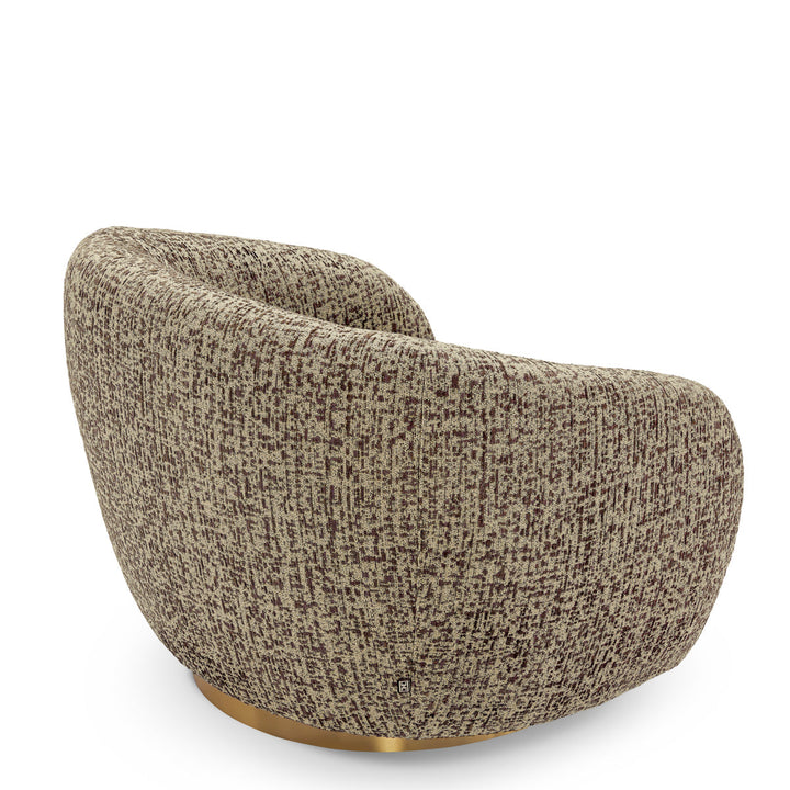Swivel Chair Brice Montclair Dark Brown Chairs Eichholtz