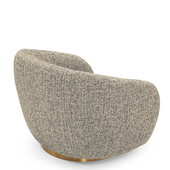 Swivel Chair Brice Montclair Warm Grey Chairs Eichholtz
