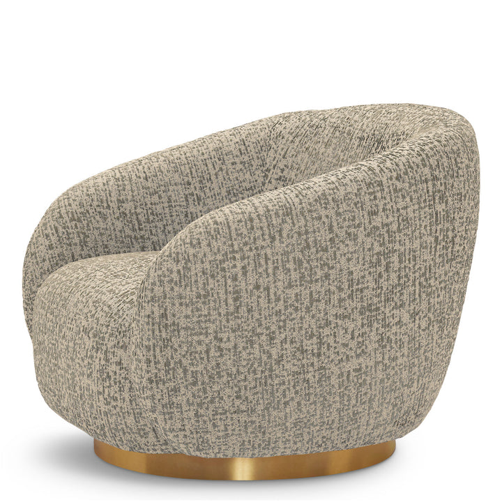 Swivel Chair Brice Montclair Warm Grey Chairs Eichholtz