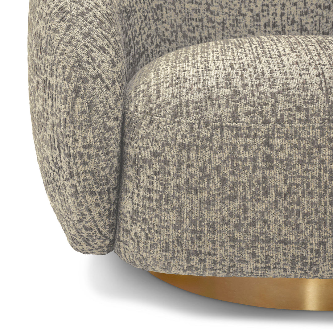 Swivel Chair Brice Montclair Warm Grey Chairs Eichholtz