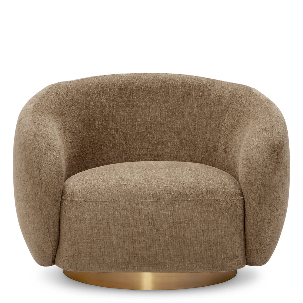 Swivel Chair Brice Hastings Brown Chairs Eichholtz