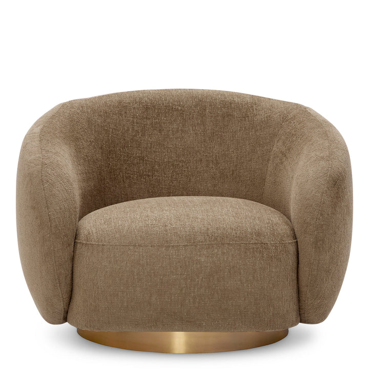 Swivel Chair Brice Hastings Brown Chairs Eichholtz