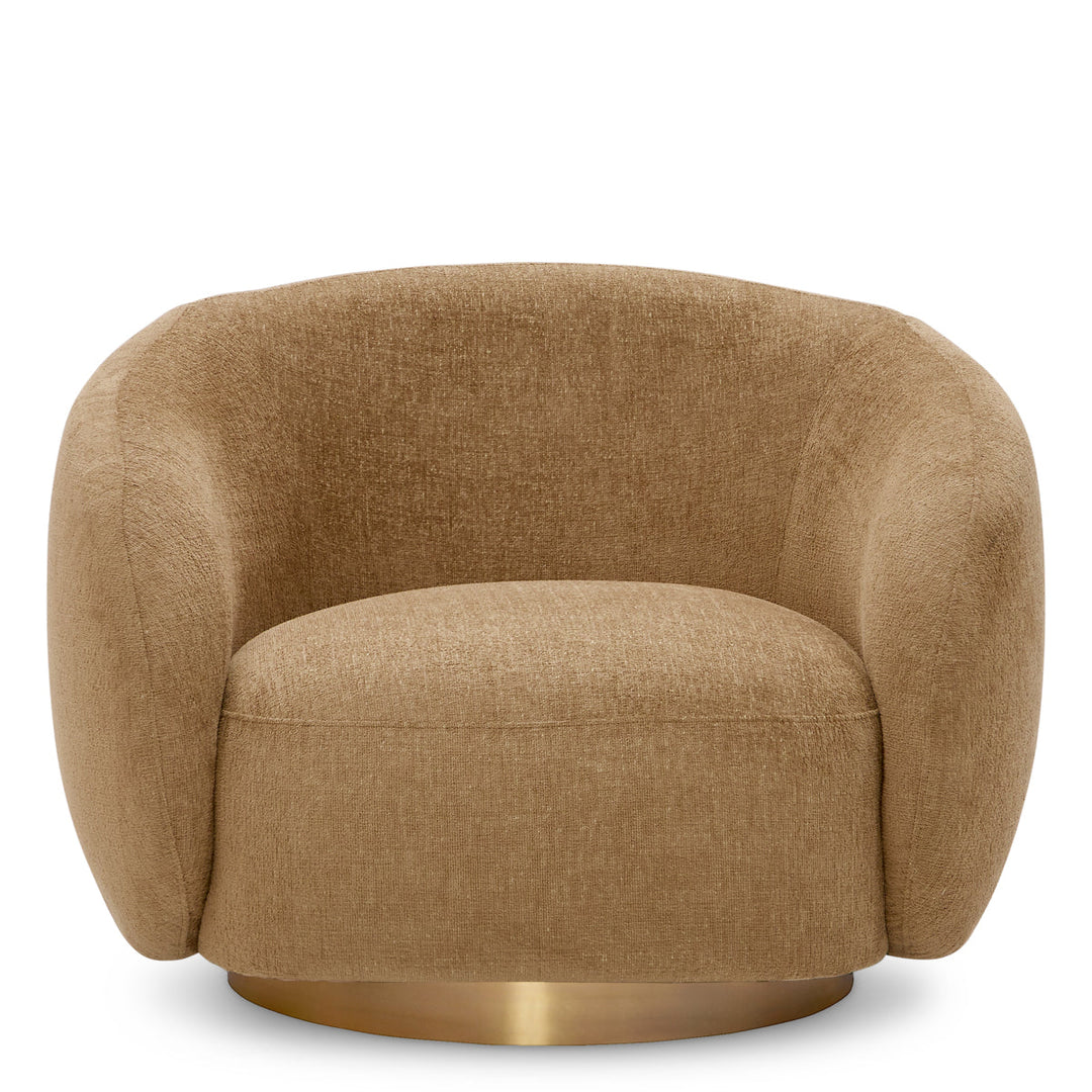Swivel Chair Brice Hastings Camel Chairs Eichholtz