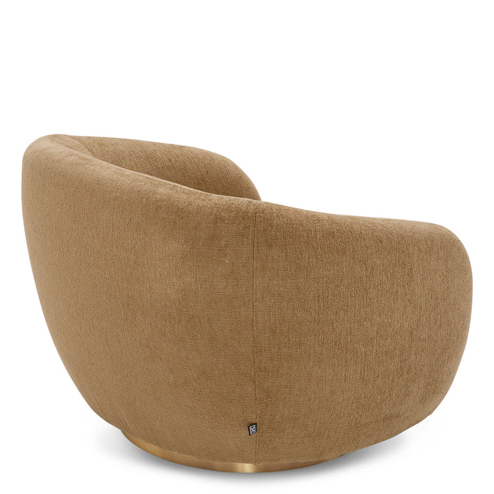 Swivel Chair Brice Hastings Camel Chairs Eichholtz