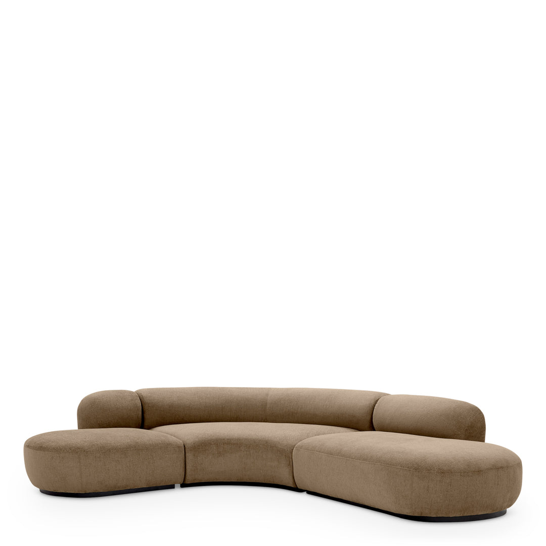 Sofa Björn L Stratfort Brown Eichholtz