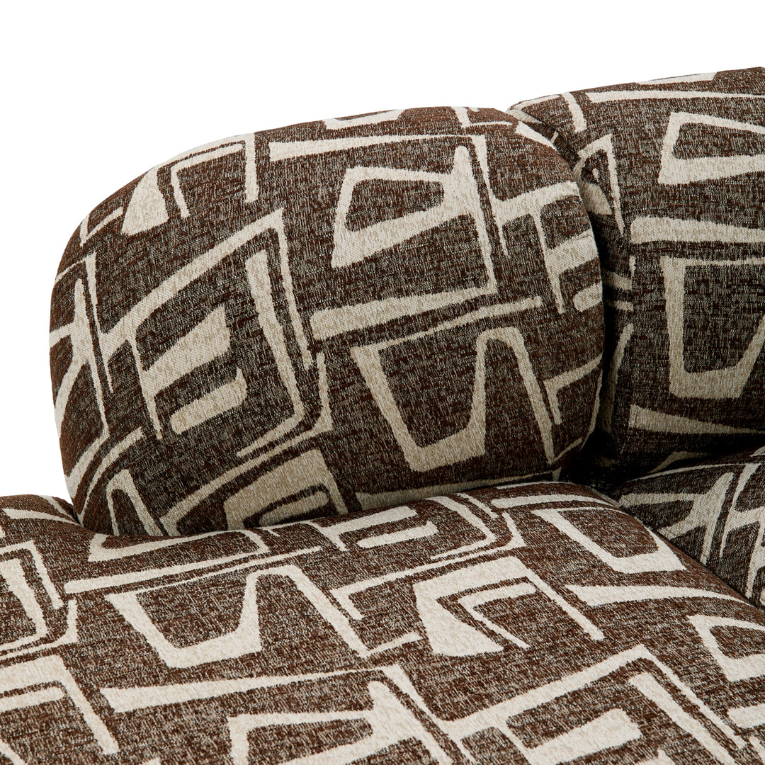 Sofa Björn L Davenport Dark Brown Eichholtz