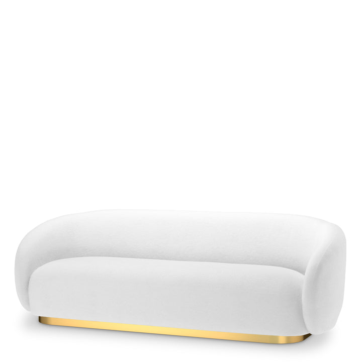Sofa Brice Muslin White Sofas | Ottomans Eichholtz