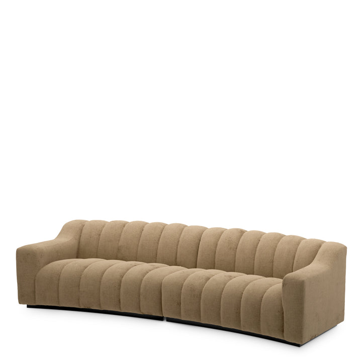 Sofa Kelly L Stratfort Brown Eichholtz