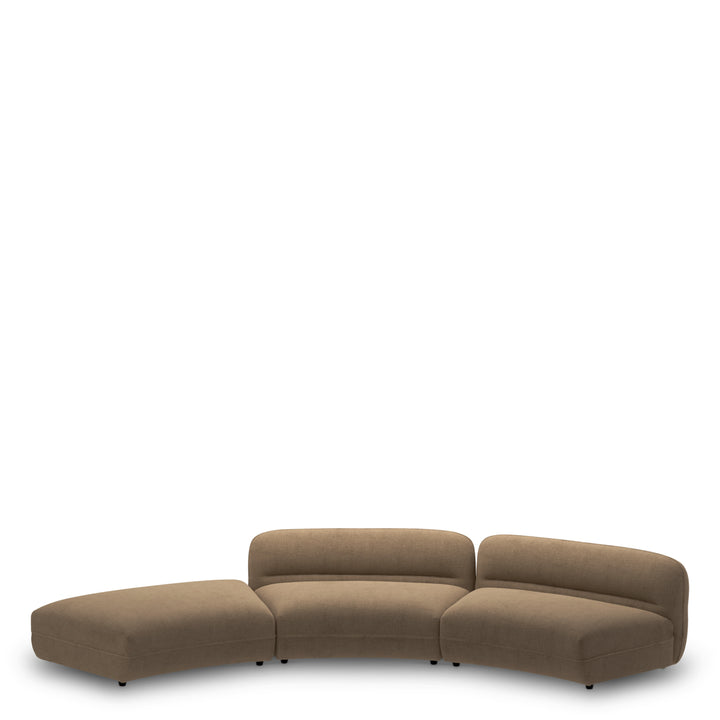 Modular Sofa Grand Avenue - Ottoman Stratfort Brown Sofas | Ottomans Eichholtz