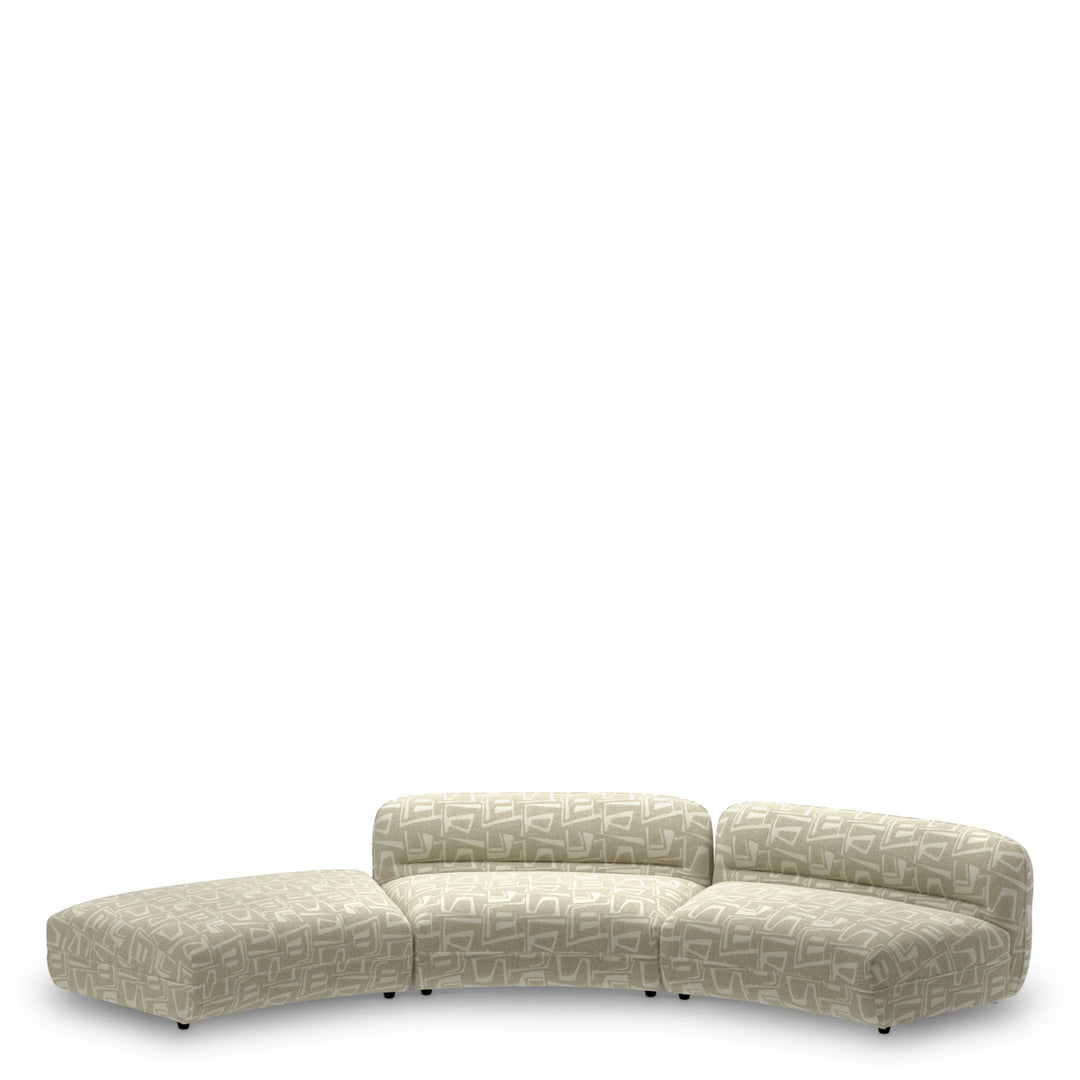Modular Sofa Grand Avenue - Middle Davenport Light Grey Eichholtz
