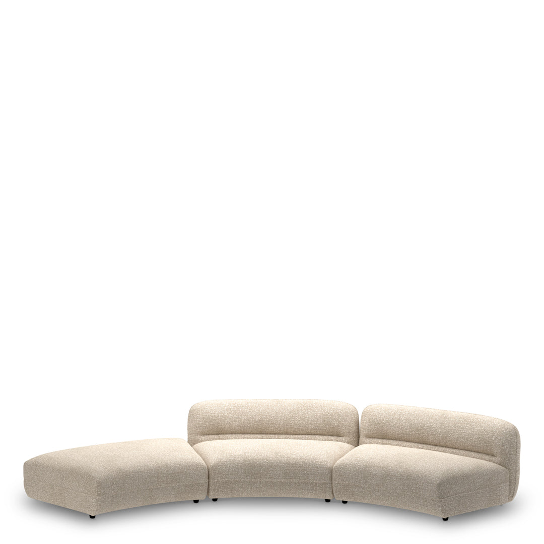 Modular Sofa Grand Avenue - Ottoman Montclair Silver Sofas | Ottomans Eichholtz