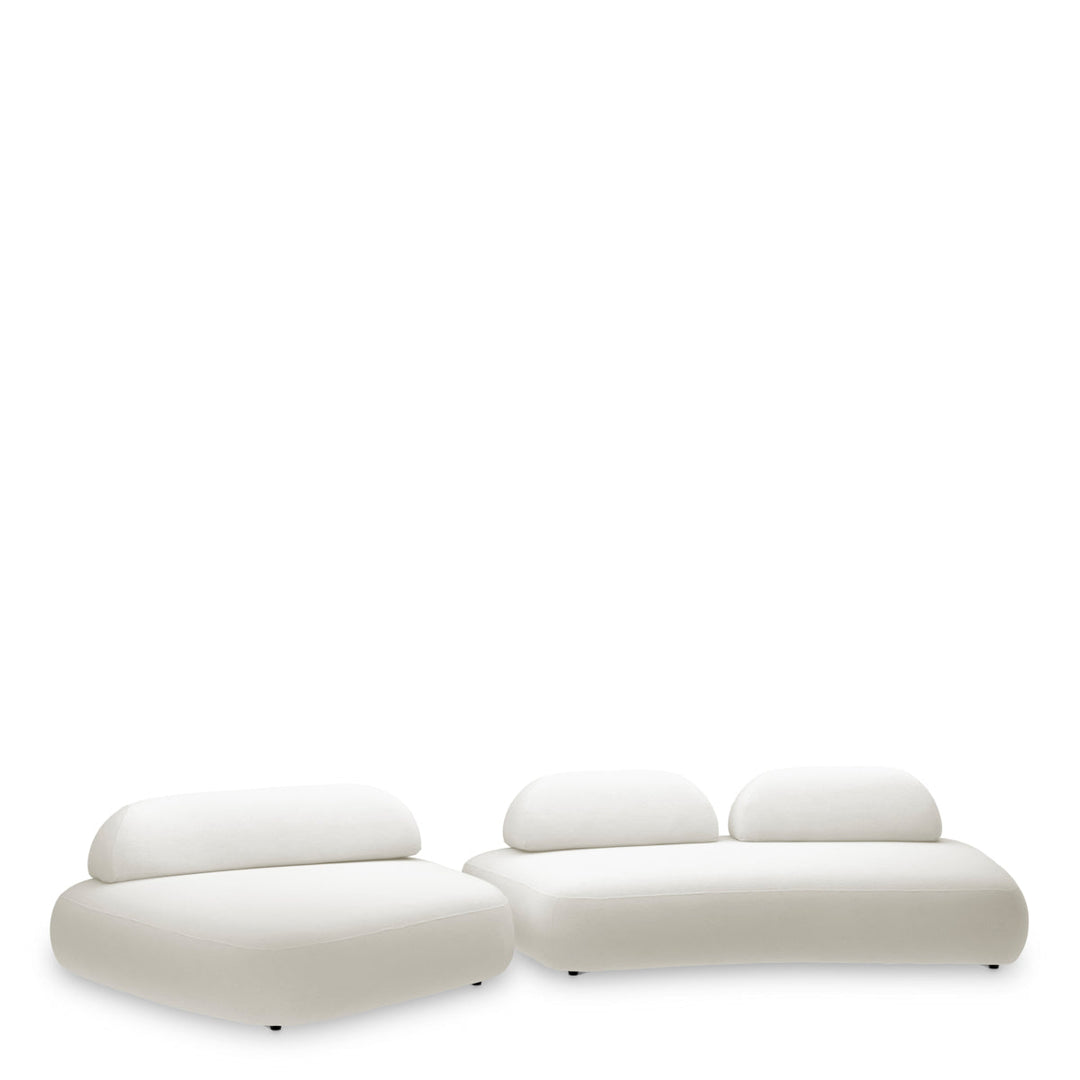 Sofa Residenza Muslin White Sofas | Ottomans Eichholtz